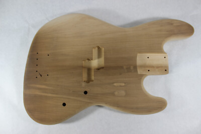 Unfinished Roasted Basswood Jazz P bass guitar body - fits Fender