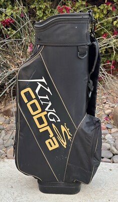 Cobra King Cobra Staff Bag Golf Bag Rain Hood Black Gold | eBay