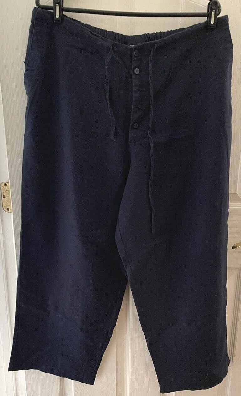 Bridgewater Studio 100% Linen Button Front Pants … - image 1
