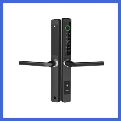 Biometric Fingerprint+Digits Pad+RFID Card+APP f/narrow side Push/pull Door Lock