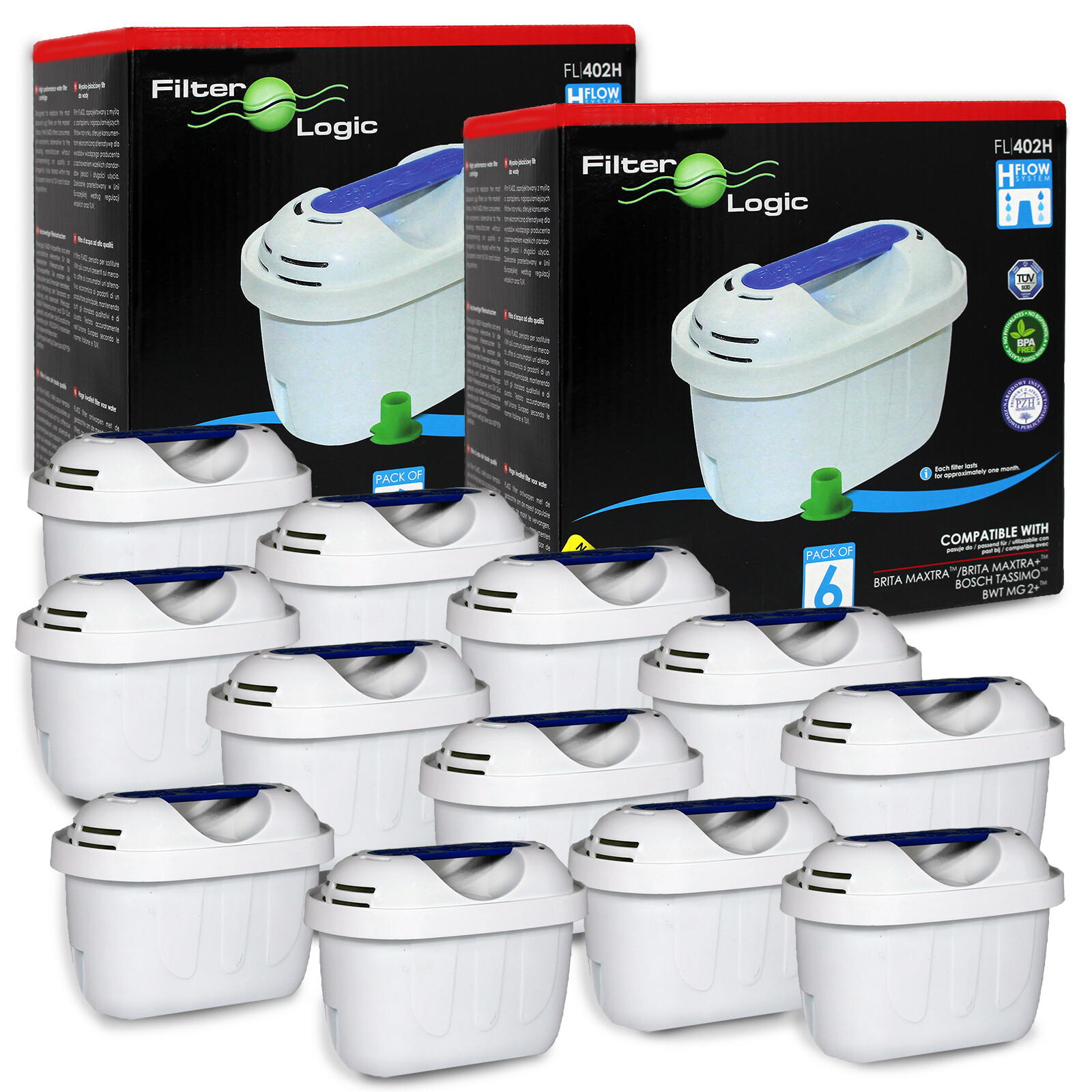 Water Filters For BRITA MAXTRA Pro & PLUS+ Filter Cartridges / Jugs, Universal
