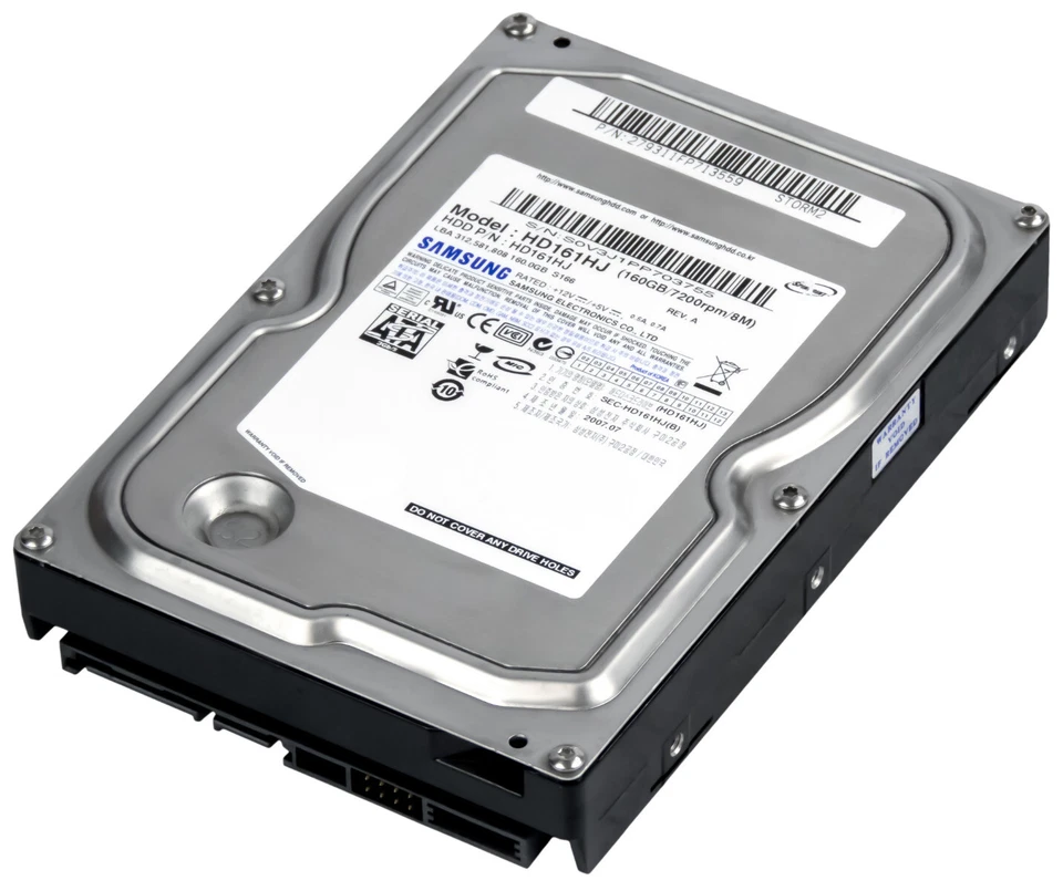 Hard Drive Samsung 160GB Spinpoint S166 HD161HJ 8MB 7200RPM SATA II 3.5'' Inch - Image 2 of 3