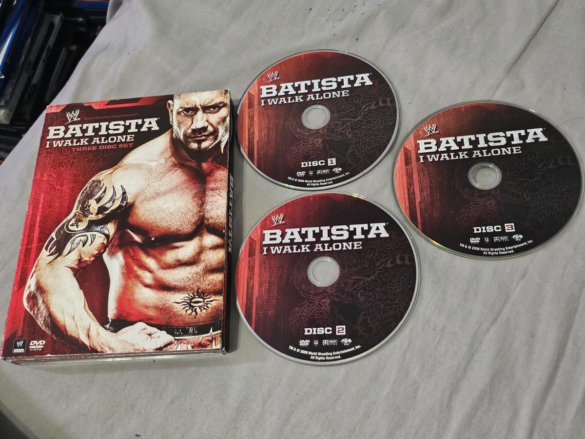 WWE: Batista - I Walk Alone (DVD, 2009, 3-Disc Set) | eBay
