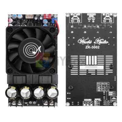 ZK-3002 Digital Rear Stage Amplifier Board TPA3255 Stereo Dual