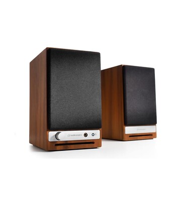 Audioengine HD3 Premium Powered Music System Home Wireless Speakers Walnut N.O.B