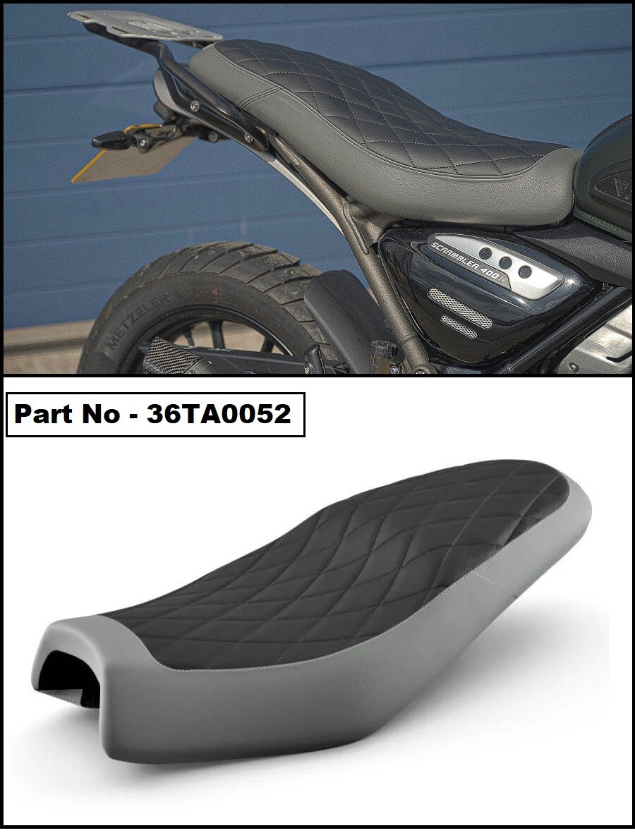 Genuine Quilted Comfort Full Seat Fit For TRIUMPH SPEED 400
