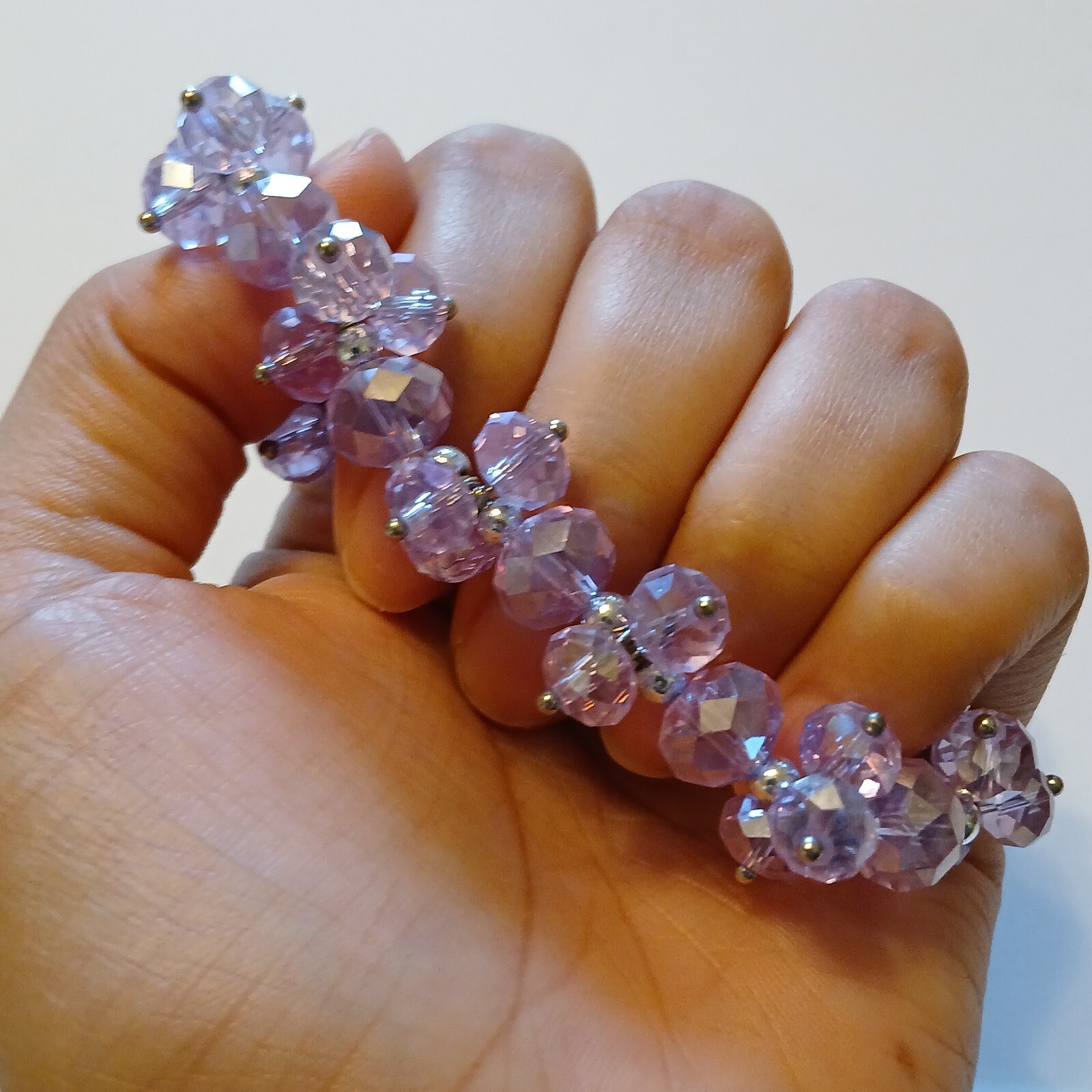 Lavender Crystals Translucent Sparkling Silver To… - image 6