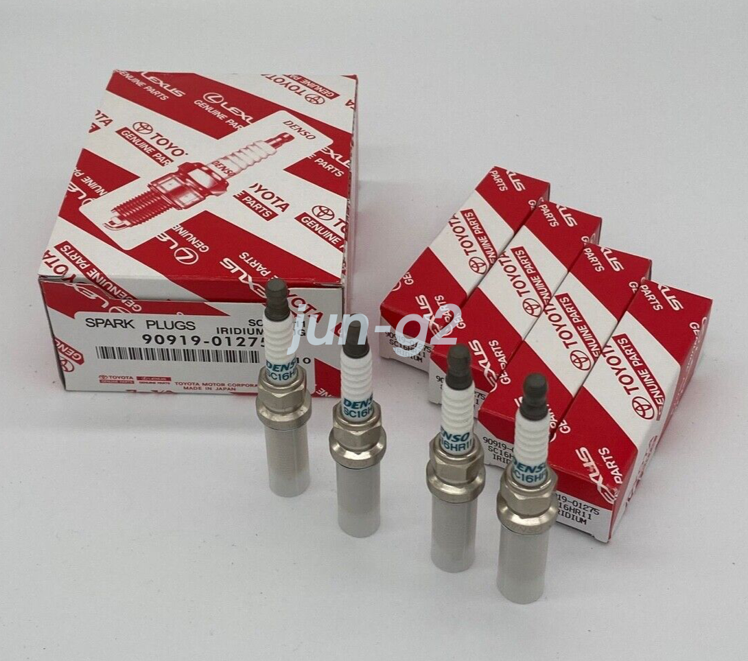 TOYOTA PRIUS SPARK PLUGS DENSO IRIDIUM SPARK PLUGS 9091901275 SC16HR11