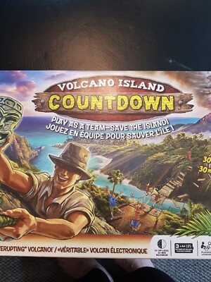 Volcano Island Countdown Brettspiel alles geprüft und vollständig gebraucht sehr guter Zustand 