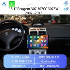 13.1" Android 12 for 2002-2013 Peugeot 307 307CC 307SW Car Stereo Radio GPS NAVI