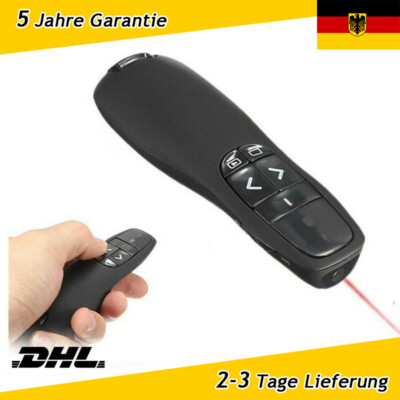Fernbedienung Wireless Präsenter Presenter Laser 2,4 GHz PowerPoint Präsentation