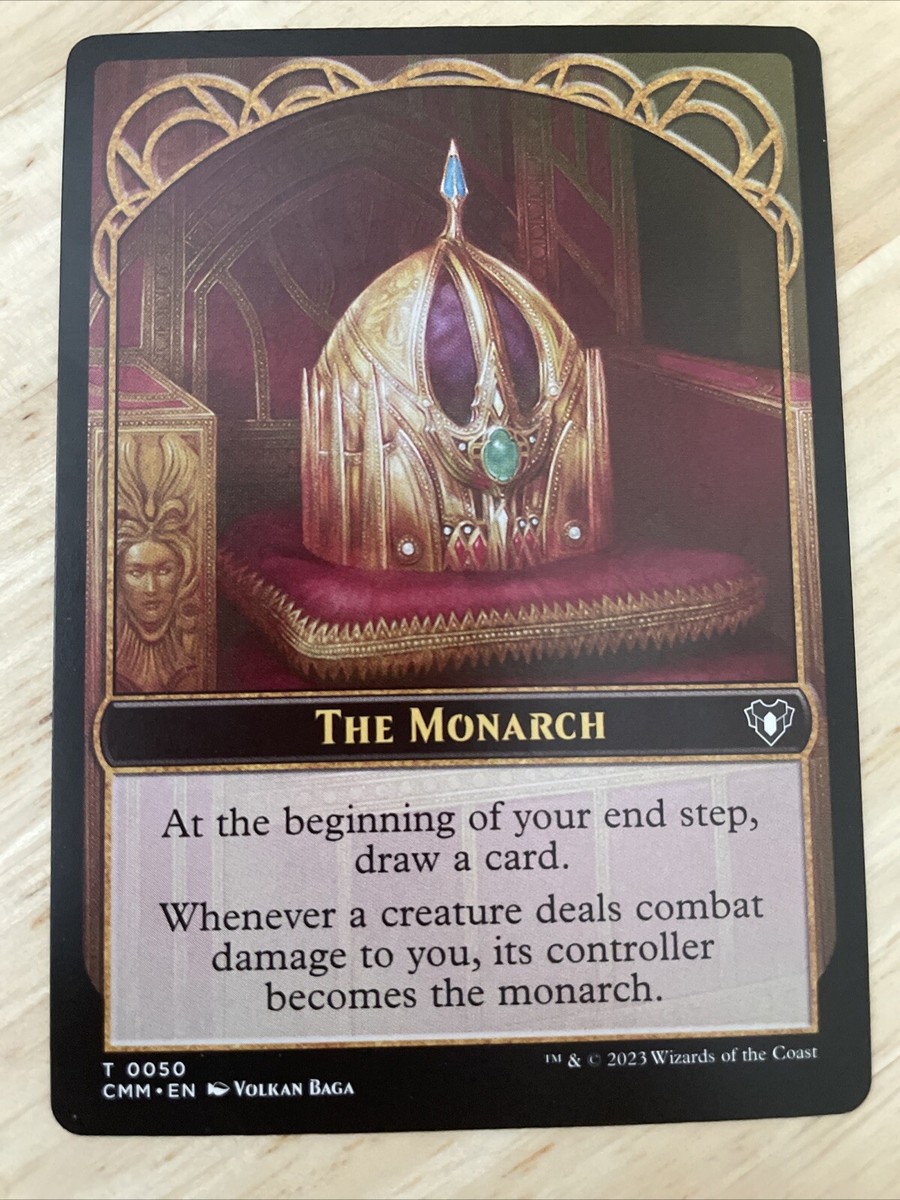 best monarch cards mtg MTG The Monarch (050) Dwarf Berserker Token (023) Commander Masters Regular  NM/M