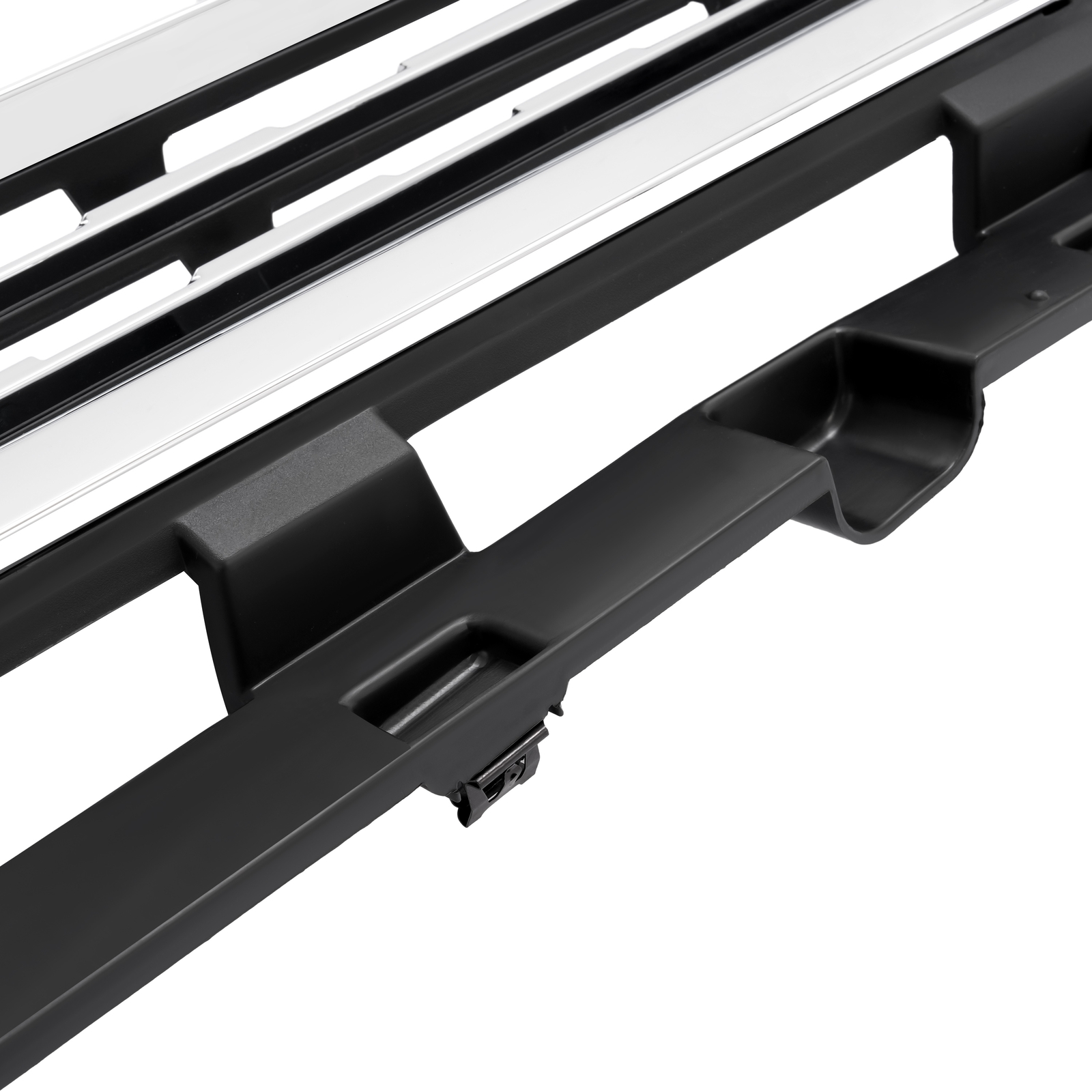 Front Upper Grille Assembly Chrome For Chevy Silverado 2500 HD 3500 HD 2015-2019