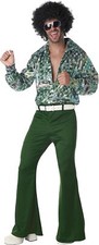 The Ladies Man Disco Dancer 70's Retro Fancy Dress Up Halloween Adult Costume