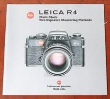 LEITZ LEICA R4 SALES BROCHURE/125865