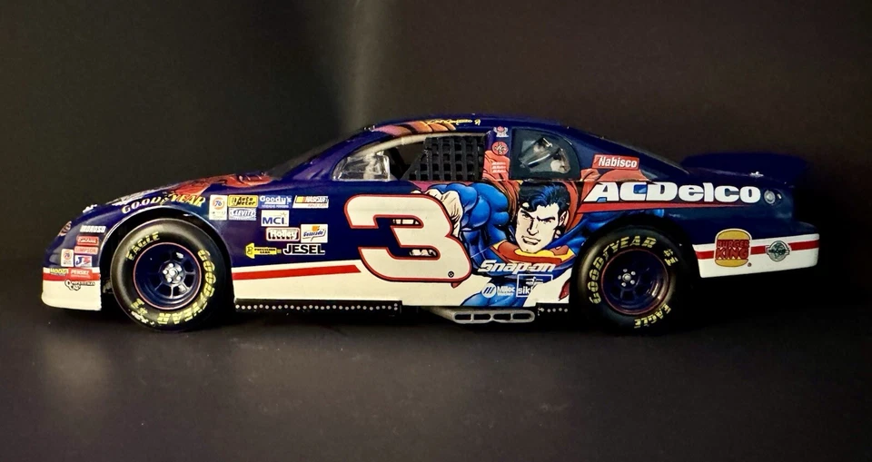 Dale Earnhardt Superman Diecast Car With Figure - Image 4 of 4
