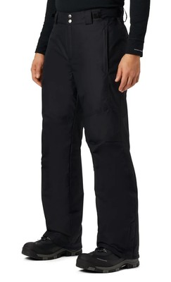 Columbia Bugaboo IV Ski Pant Men 1X Black Omni-Heat Insulated Waterproof ERK1604