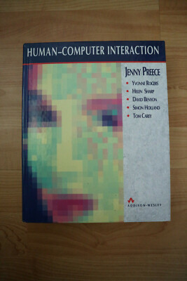 Human-Computer Interaction 1st ed. von Preece et al. Gebundene Neuwertig!!!! 