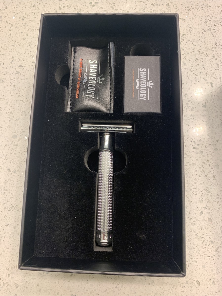 Shaveology Luxury Double-Sided Edged Safety Razor Wet Shave Kit