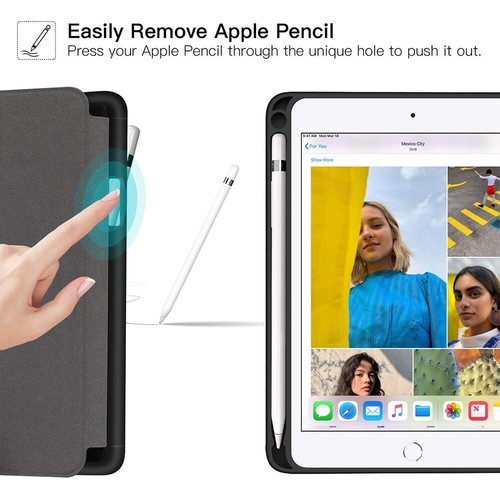 Soft TPU Back Shell Slim Cover Case with Auto Sleep Wake for iPad 10.2 (2019) - Picture 3 of 5