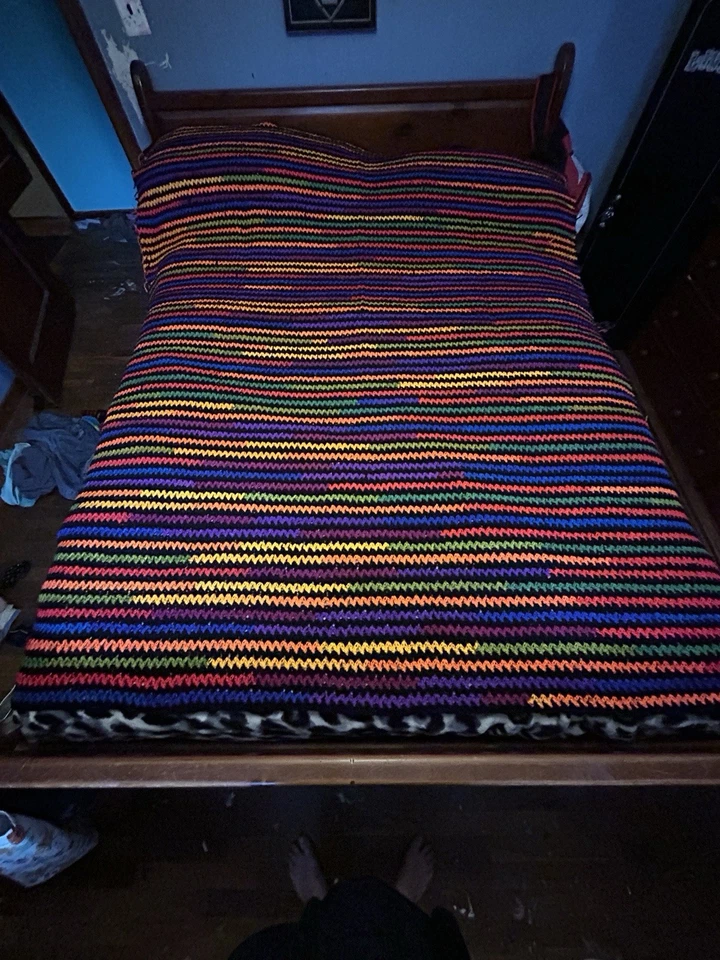 大号心形钩针毯 — 第 2/4 张图片