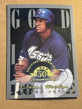 1998 LEAF - GOLD LEAF FRACTICAL MATERIALS RC- RICHARD HIDALGO #191 ASTROS #/3250