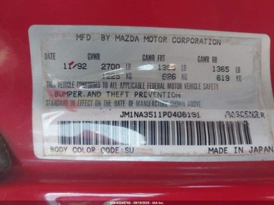 Manual Transmission Fits 90-97 MAZDA MX-5 MIATA 1105101 | eBay