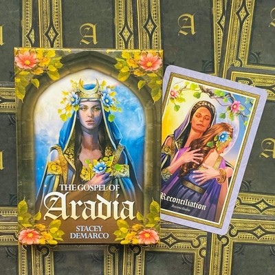 Das Gospel of Aradia Orakel Deck Von Stacey Demarco BLUE ANGEL Blau 34 Karten