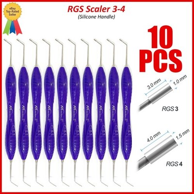 Dental Instrument RGS 3-4 Silicone Handle Depth Dimensions for Restorations