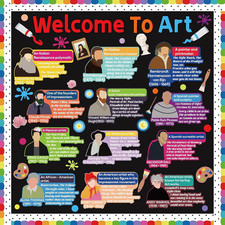 Art Classroom Decor Welcome to Art Bulletin Board Classroom Decorations