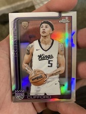 2025-26 Topps Chrome NBA Nique Clifford RC Rookie Refractor