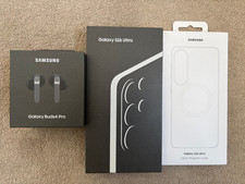 Image of Samsung Galaxy S26 Ultra 512GB Black & Galaxy Buds4 Pro Black & Extras NEW!