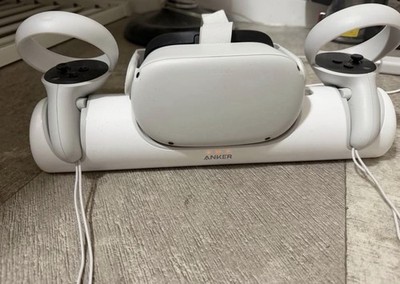 Anker Charging Dock White 6ft Cable for Oculus Quest 2 Headset & Controllers