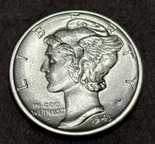 1943-D Mercury Dime CH BU Uncirculated 90% Silver