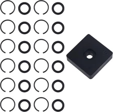 12 Sets 1/2” Impact Retaining Ring Clip, Friction Rings with O-Ring... 