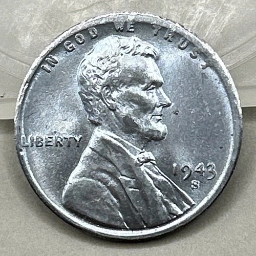 1943-S Lincoln Wheat Steel Cent BU
