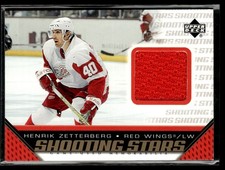 2005-06 Upper Deck Shooting Stars Henrik Zetterberg Detroit Red Wings #S-HZ