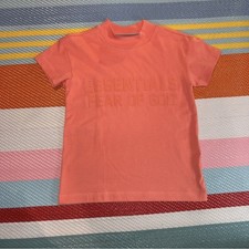 Fear of God Essentials Coral Pink Toddler Boys Kids Size 4/5