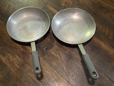 Bakers & Chefs 10" Aluminum Frying Pan Skillet NSF Made in USA Commercial qty 2
