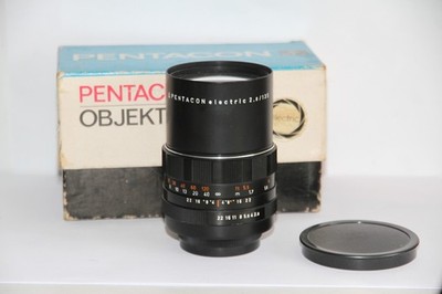 Pentacon 135mm F/2.8 electric Manual Prime Portrait Camera lens M42 Screw Mount.