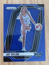 2024 Panini WNBA Prizm Jacy Sheldon RC Blue Rookie #/199 Dallas Wings Rookie