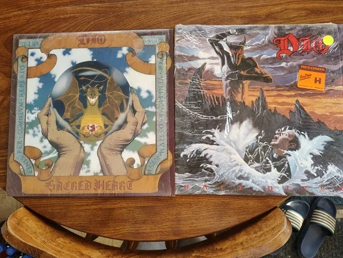 ORIGINAL Vtg 1985 DIO Album SACRED HEART Record 1ST PRESS Lp VINYL is NEAR MINT!