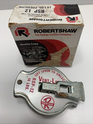 #ad Robert Shaw RSP 12 RADIATOR PRESSURE CAP NOS 14 lbs. READ ALL $4.90
