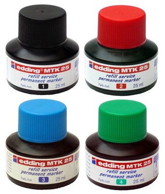 Edding MTK25 Nachfüll-Tusche 25ml Tinte refill ink service permanent marker ALLE