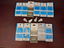 Lot of 11 Packs of Hand Sewing Needles Assorted Sizes 4 Needle Threaders