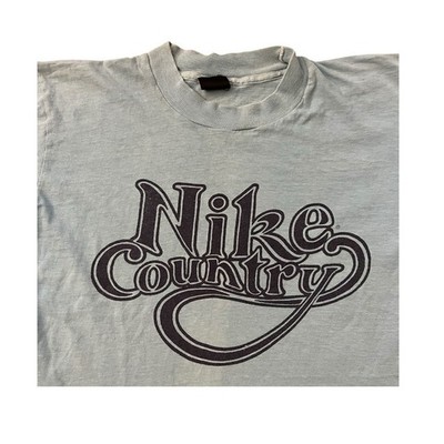 70s オールド NIKE tシャツ Nike Vintage T Shirt Mens Small Country Hike 70s Distressed Cut