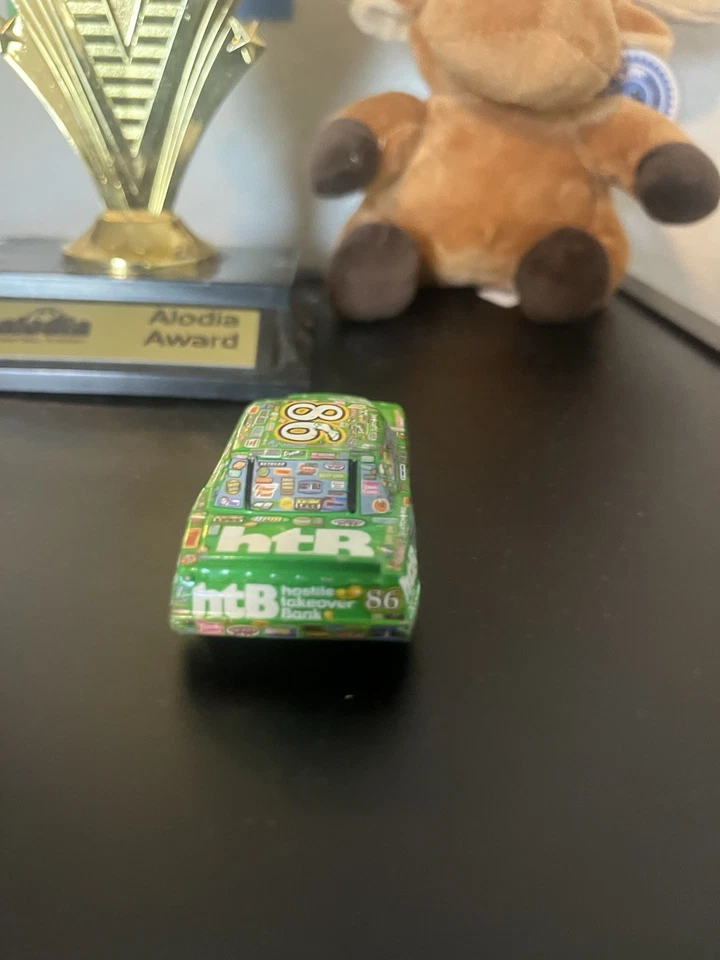 Disney Pixar Cars 86 HTB Hostile Takeover Bank Chick Hicks Diecast Car Used - Image 3 of 4