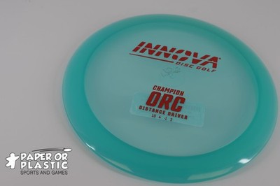 Innova Champion ORC Disc Golf 175 G Distance Driver Light Blue NEW Sparkle Red