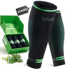 3 Pairs Calf Leg Compression Sleeves Men Women Running Hiking Sports Support