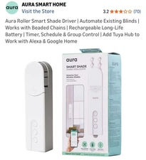 Aura Roller Smart Shade Driver | Automate Existing Blinds | Works with Beaded...